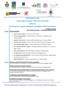 Scopri di più sull'articolo SEMINARIO Area Grecanica, recupero ambientale e paesaggistico della fascia costiera